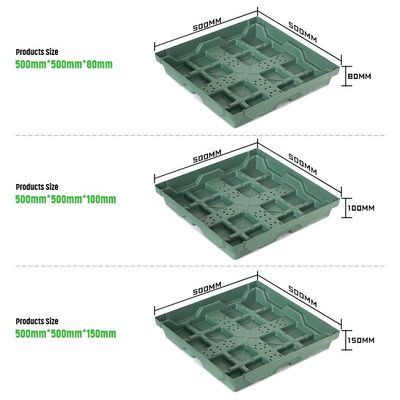 Hdpe 재료와 코팅되지 않은 마감으로 정원 꽃 냄비 플랜터