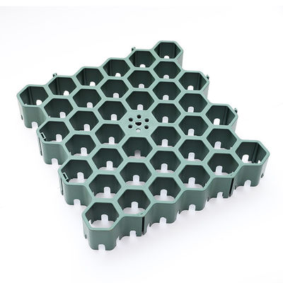 잔디 자갈 주차 플라스틱 비단 그리드 비단 410x410mm 접근 도로에 대한 투명 그리드