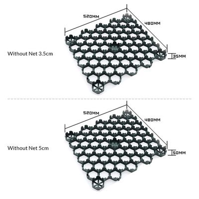 호텔 산업에서 안정적이고 토양 그리드 돌을위한 HDPE 플라스틱 안정화 된 비석 포장재