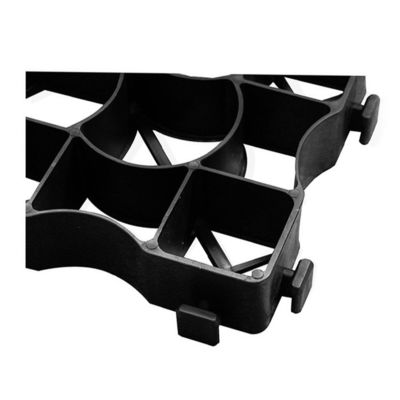 333x333x50mm 플라스틱 잔디 잔디 바닥 그리드 HDPE 말 팟 발 그리드 파워