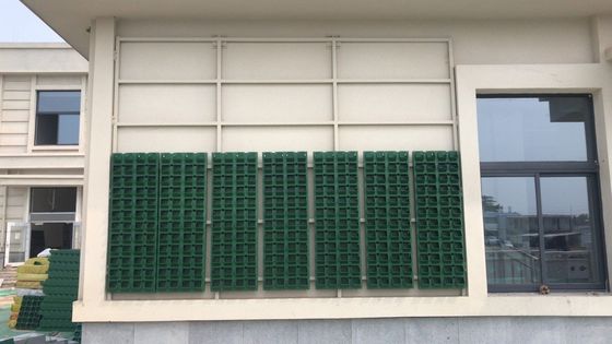 외관 녹색 식물 플라스틱 수직 정원 꽃 쌓기 냄비 스타일리시 녹색 벽