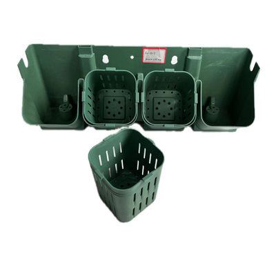 플라스틱 HDPE 녹색 심기 냄비 정원용 쌓일 수 있는 수직 벽 심기 시스템