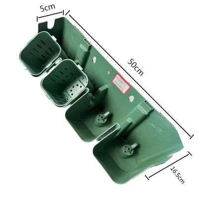 플라스틱 HDPE 녹색 심기 냄비 정원용 쌓일 수 있는 수직 벽 심기 시스템