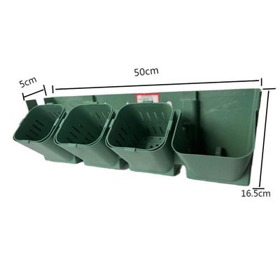 500*5mm 겹쳐질 수 있는 심기 플라스틱 꽃 냄비