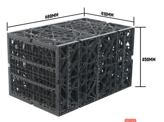 스마트 스톰 워터 모듈 플러그인 수직 크레이 117L 물 저장 용량