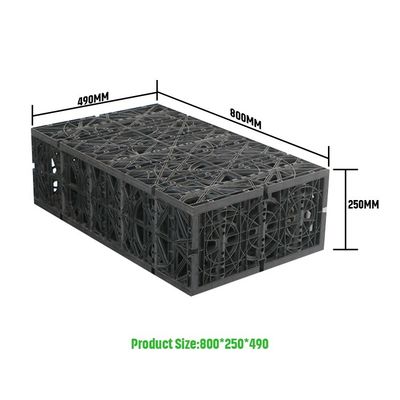 환경 친화적 인 빗물 모듈 HDPE 약화 탱크 비디오 기술 지원